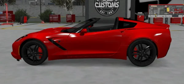 Chevrolet Corvette C7 Stingray 2014 DEBADGED - FIVEM READY - ADDON - Image 5