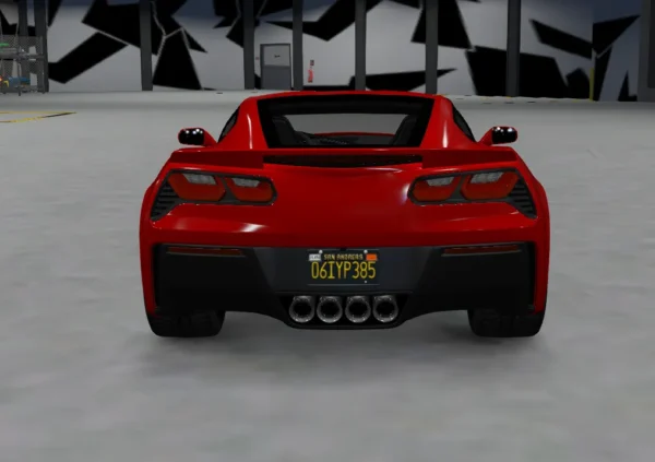 Chevrolet Corvette C7 Stingray 2014 DEBADGED - FIVEM READY - ADDON - Image 4