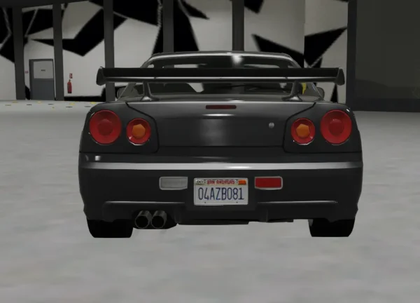 Nissan Skyline GT-R 2002 DEBADGED - FIVEM READY - ADDON - Image 4