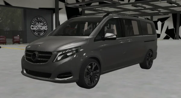 Mercedes-Benz V-class 250 Bluetec LWB DEBADGED - FIVEM READY - ADDON