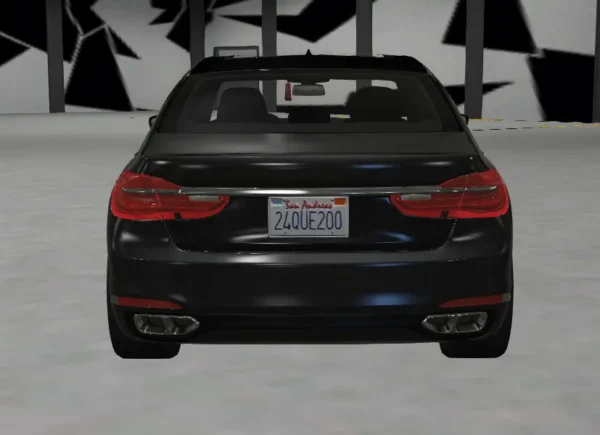 BMW 750Li 2016 DEBADGED - FIVEM READY - ADDON - Image 4