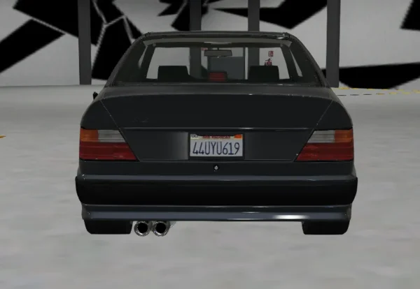 Mercedes-Benz 300CE AMG 6.0 1987 DEBADGED - FIVEM READY - ADDON - Image 4