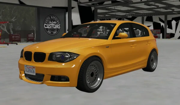 Bmw serie1 E87 130i 2007 DEBADGED - FIVEM READY - ADDON