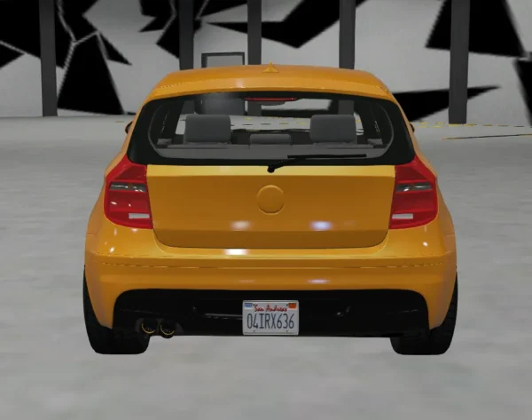 Bmw serie1 E87 130i 2007 DEBADGED - FIVEM READY - ADDON - Image 4