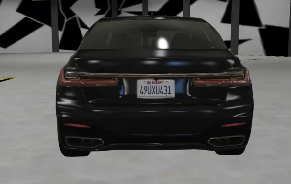 BMW 745Le xDrive 2020 DEBADGED - FIVEM READY - ADDON - Image 4