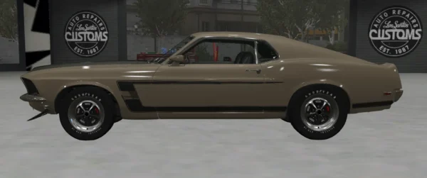 Ford Mustang Boss (302) 1970 DEBADGED - FIVEM READY - ADDON - Image 5