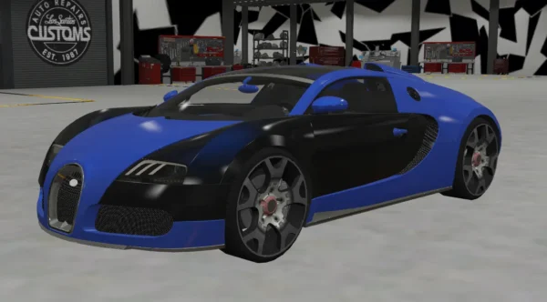 Bugatti Veyron 2009 DEBADGED - FIVEM READY - ADDON