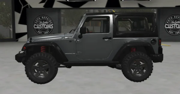 Jeep Wrangler Rubicon 2012 DEBADGED - FIVEM READY - ADDON - Image 5