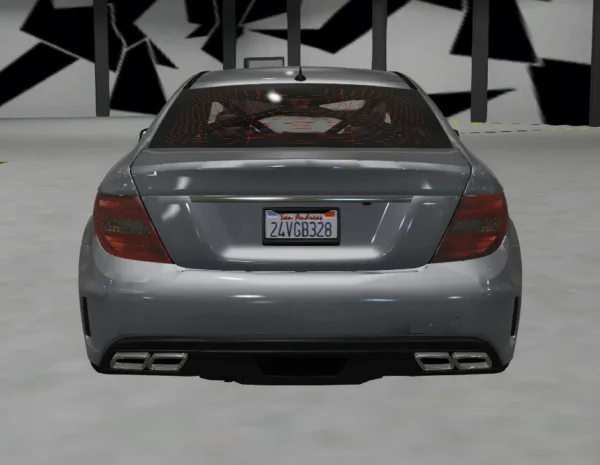 Mercedes-Benz C63 AMG Coupe 2012 DEBADGED - FIVEM READY - ADDON - Image 4