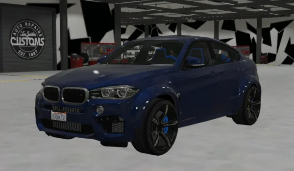 BMW X6M F16 DEBADGED - FIVEM READY - ADDON