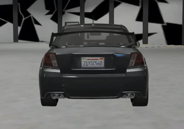 Subaru Impreza WRX STI 2008 DEBADGED - FIVEM READY - ADDON - Image 4
