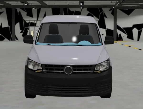 Volkswagen Caddy DEBADGED - FIVEM READY - ADDON  h - Image 2